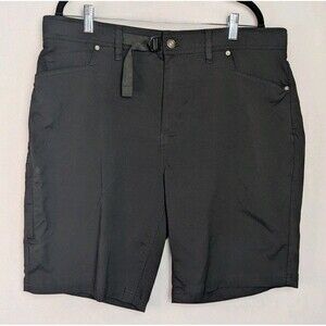 Gerry Mens 38 Black Performance Stretch Cargo Shorts Outdoor Hiking Nylon